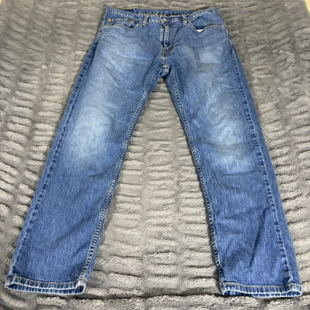 Levis 559 Relaxed Straight Mens Jeans 36x32 Blue Medium Wash Stretch Denim